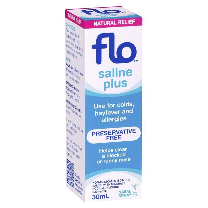 FLO Saline Plus Nasal Spray 30ml