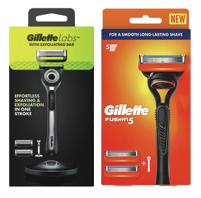 Gillette Labs Razor + 2 Blade Refills or Gillette Fusion Manual Razor + 2 Blade Refills