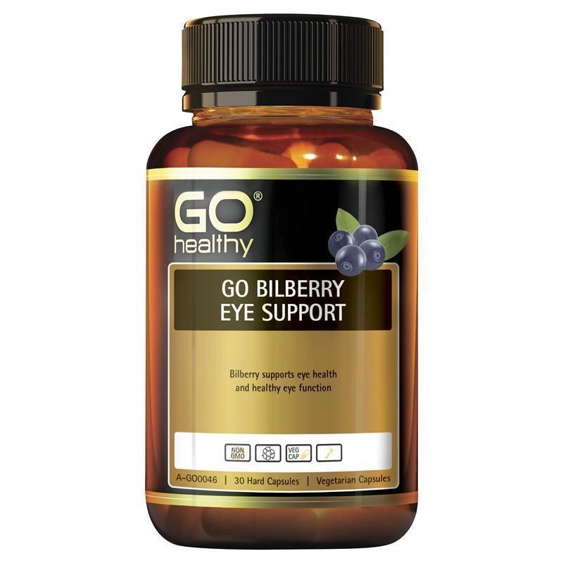 GO HEALTHY BILBERRY EYE SUPPORT 30 VEGETARIAN CAPSULES