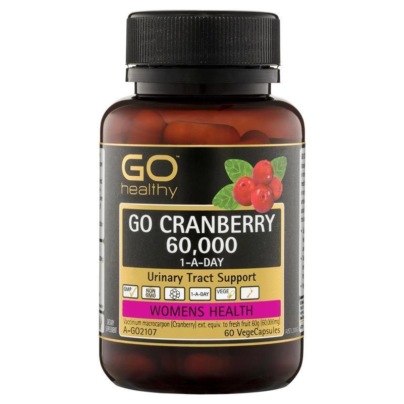 GO HEALTHY CRANBERRY 60,000 1-A-DAY 60 VEGETARIAN CAPSULES