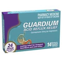 Guardium Acid Reﬂux Relief 14 Tablets