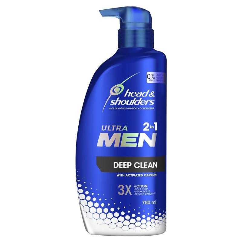 Head & Shoulders Ultra Men 2in1 Deep Clean 750ml