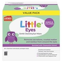 Little Eyes Gentle Cleansing Eye Wipes 60 Pack Exclusive Size