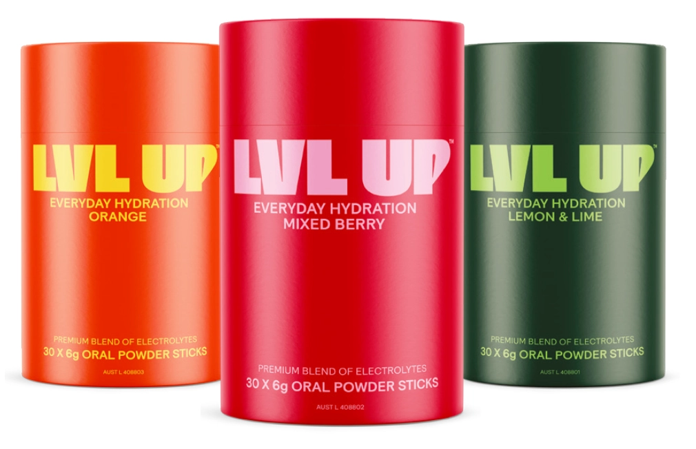 Lvl Up Everyday Hydration Sticks 30 Pack Assorted Variants