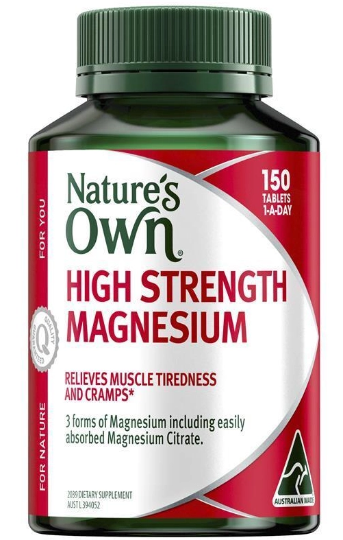 Nature’s Own High Strength Magnesium 150 Tablets