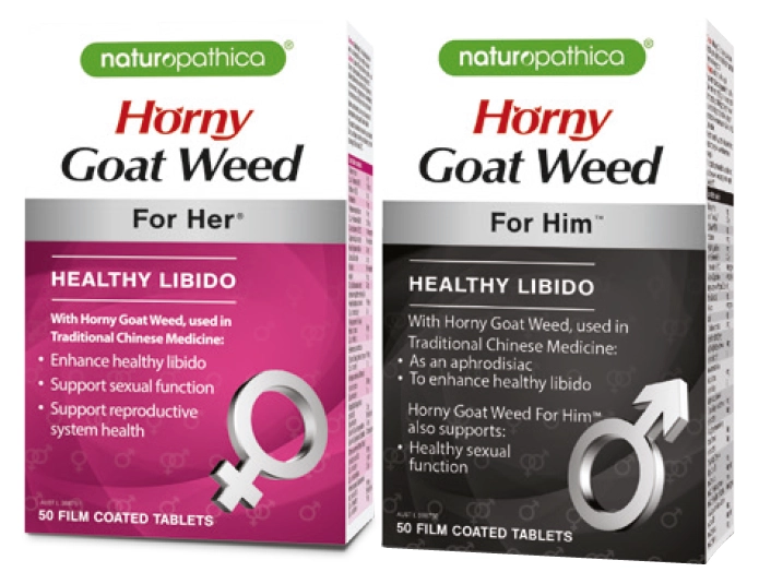 Naturopathica Horny Goat Weed For Her or For Him 50 Tablets