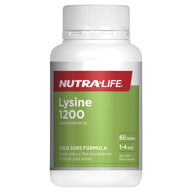 Nutra-Life Lysine 1200 60 Tablets