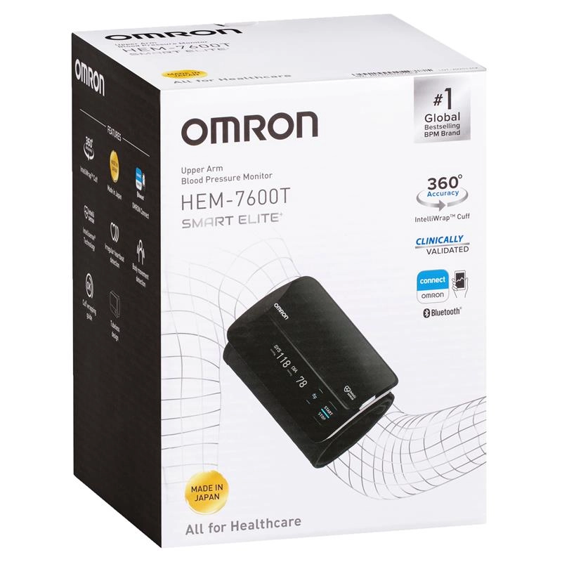 Omron Smart Elite HEM-7600T Bluetooth Tubeless