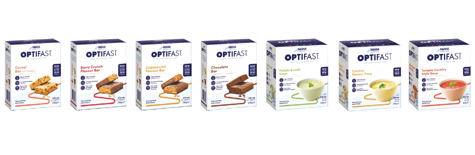 Optifast VLCD Bars or Soup Range