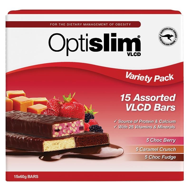 Optislim VLCD Variety Pack 15 Bars