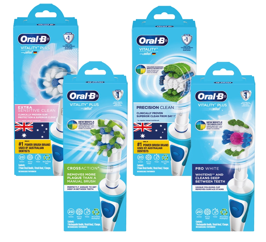 Oral-B Power Toothbrush Vitality Assorted Variants