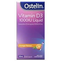 Ostelin Vitamin D3 1000IU Liquid 50ml