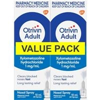 Otrivin Adult Nasal Spray Twin Pack