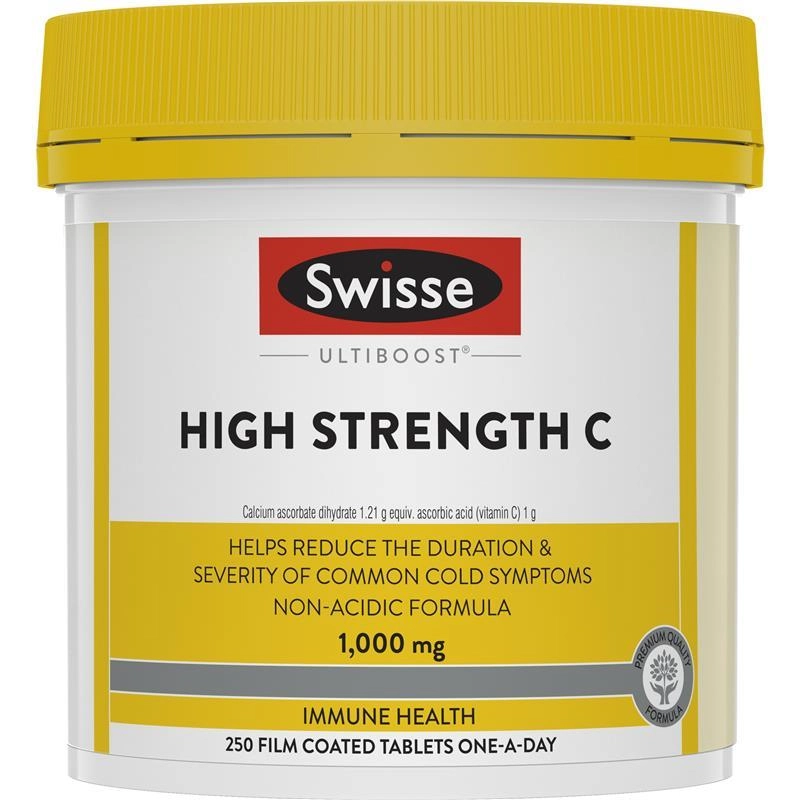 Swisse Ultiboost High Strength C 250 Tablets