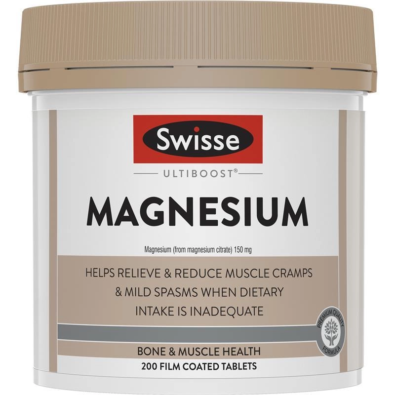 Swisse Ultiboost Magnesium 200 Tablets