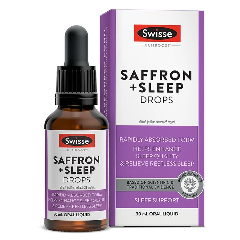 Swisse Ultiboost Saffron + Sleep Drops 30ml