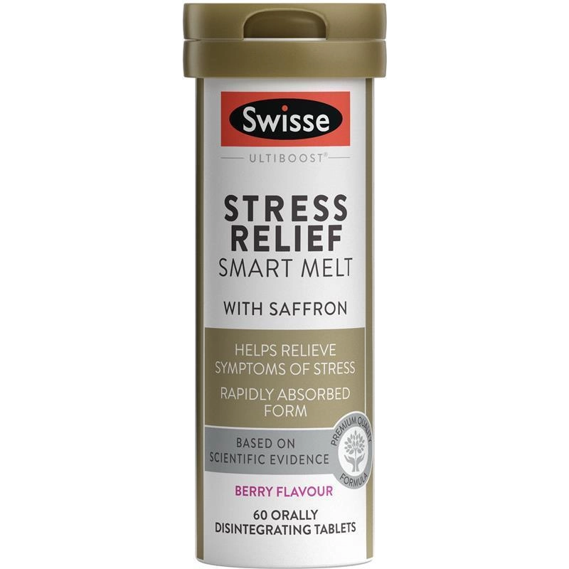 Swisse Ultiboost Stress Relief Smart Melt 60 Tablets