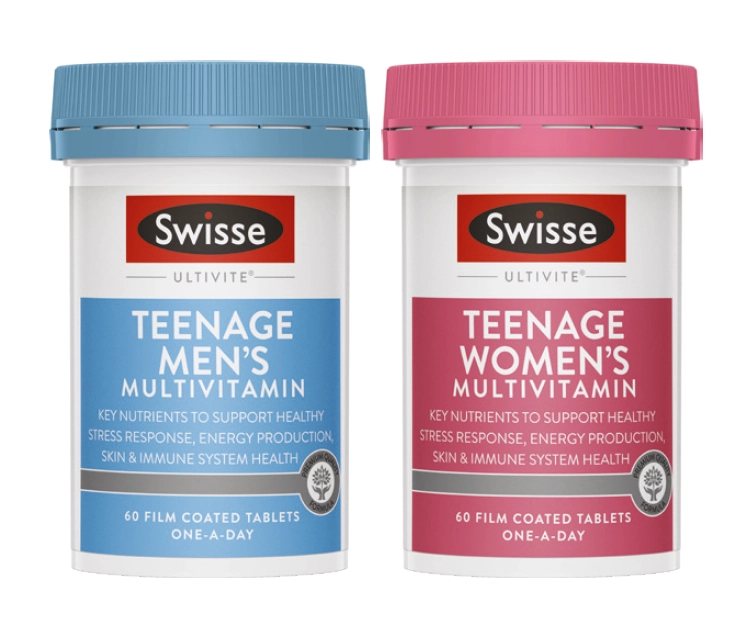 Swisse Ultivite Teenage Men’s or Women’s Multivitamin 60 Tablets