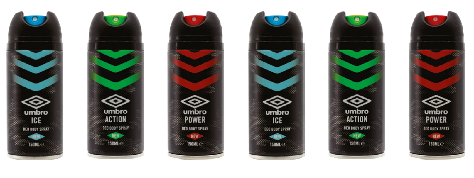 Umbro Deodorant Spray 150ml Assorted Variants