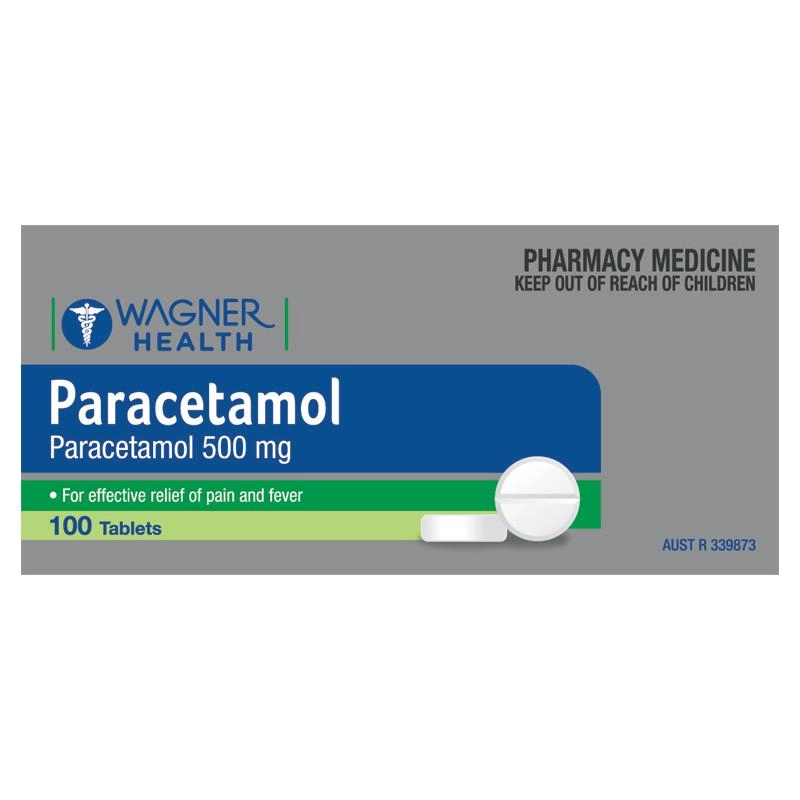 Wagner Health Paracetamol 500mg 100 Tablets