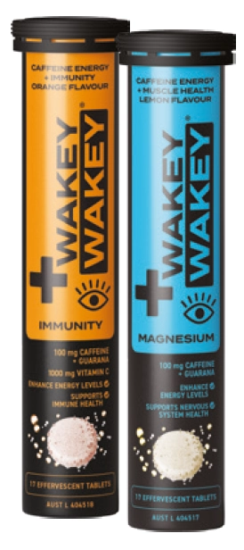 Wakey Wakey 17 Tablets Range