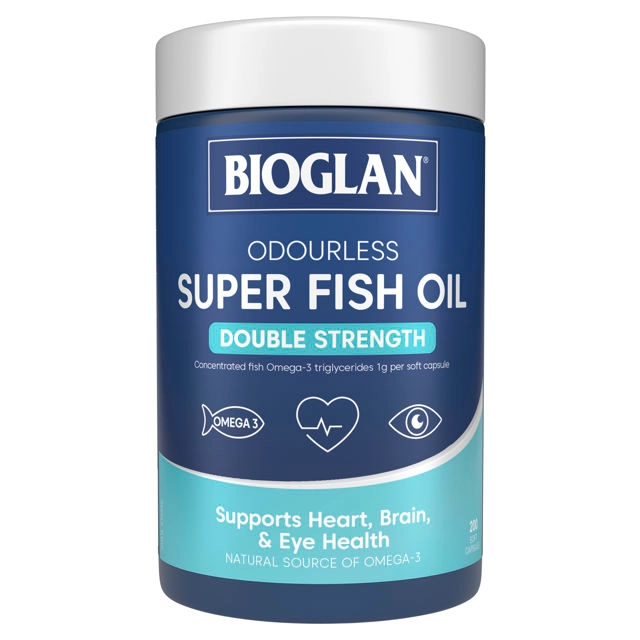 Bioglan Odourless Super Fish Oil - 200 soft capsules