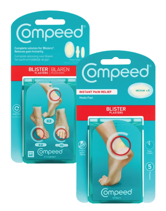 Compeed Blister Plasters Mixed or Medium 5 pack