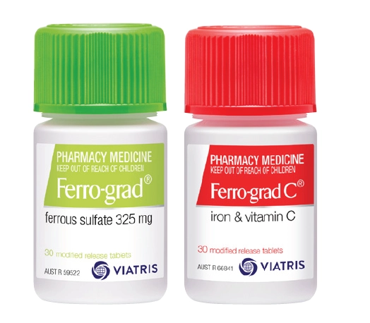 Ferro-grad 30 tablets or Ferro-grad C 30 tablets