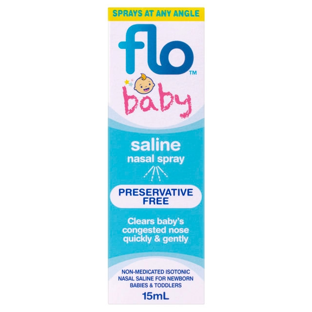 FLO Baby Saline Nasal Spray 15ml