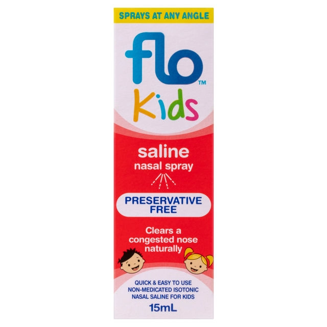 FLO Kids Saline Nasal Spray 15ml