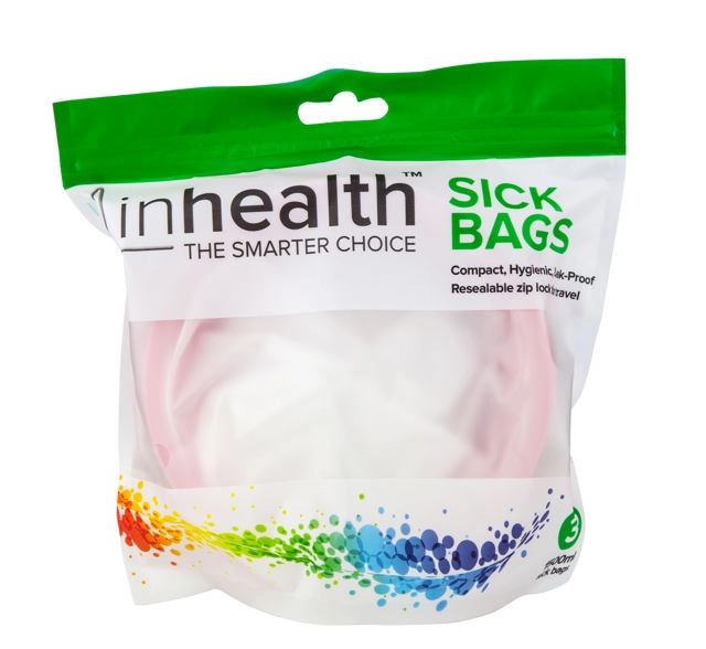 Inhealth Sick Bags 3 pack