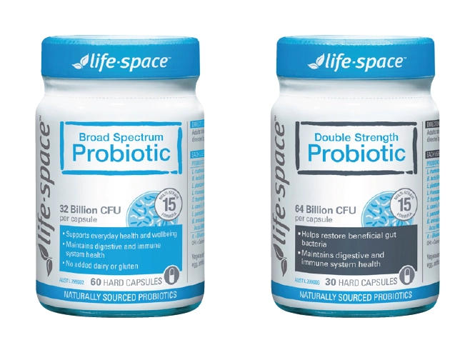 Life-Space Broad Spectrum Probiotic 60 capsules or Double Strength Probiotic 30 capsules