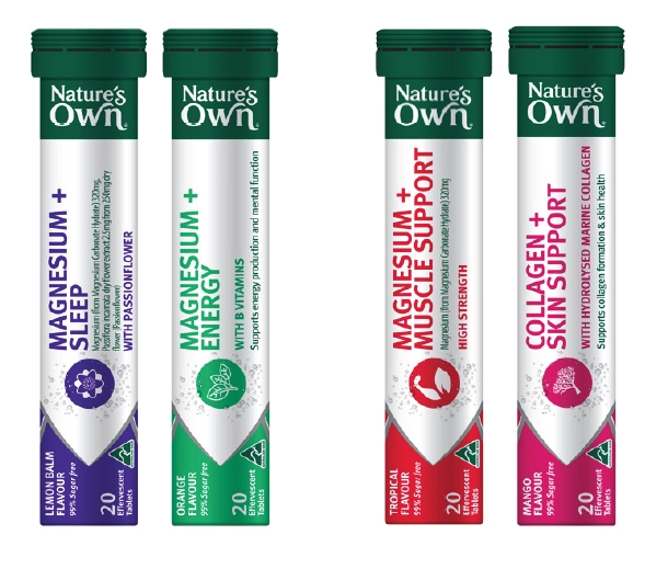 Nature's Own Effervescent 20 Tablets Selected Range