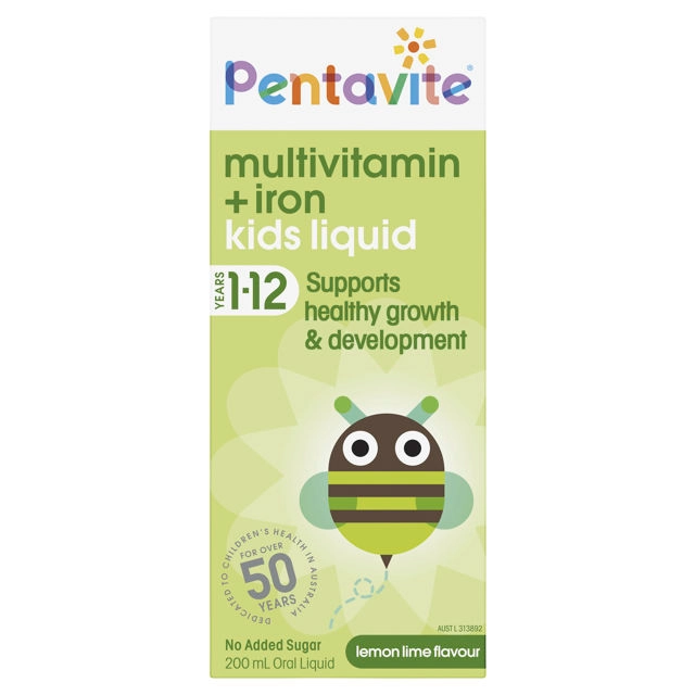 Pentavite Multivitamin + Iron 200ml