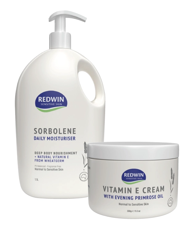 Redwin Sorbolene Moisturiser 1.1 litre or Vitamin E Cream 330g