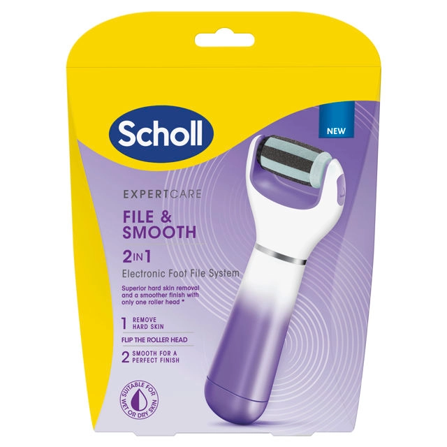 Scholl Expertcare 2 In 1 Electronic Foot File System