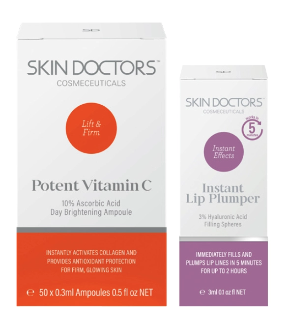 Skin Doctors Potent Vitamin C 50 ampoules or Instant Lip Plumper 3ml