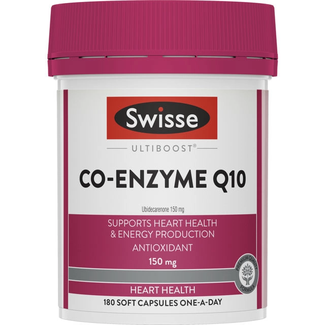 Swisse Ultiboost Co-Enzyme Q10 150mg - 180 capsules