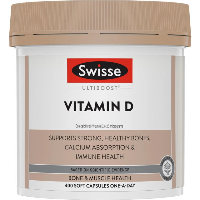 Swisse Ultiboost Vitamin D - 400 capsules