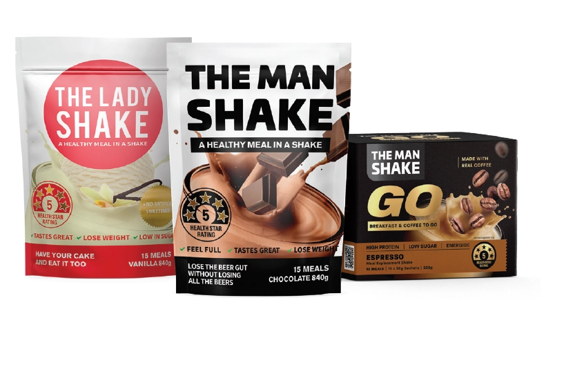 The Man Shake or The Lady Shake Selected Range