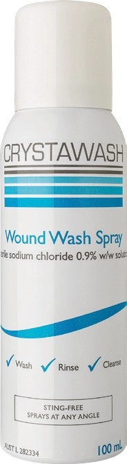 Crystawash Wound Wash Spray 100mL