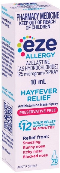 Eze Allergy Nasal Spray 10mL