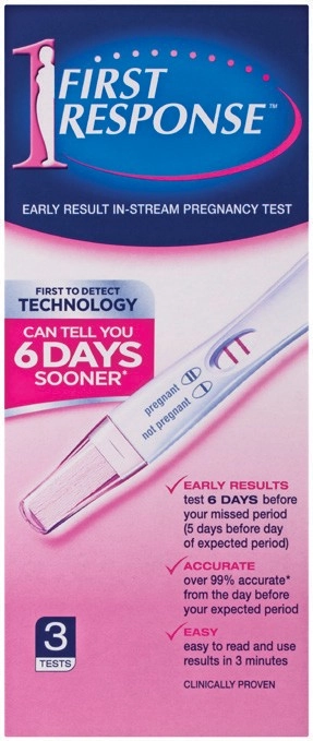 First Response In-Stream Pregnancy Test 3 Tests