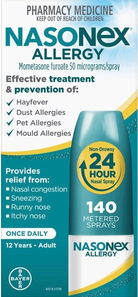 Nasonex Allergy 140 Metered Sprays