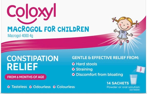 NEW Coloxyl Macrogol for Children 14 Sachets