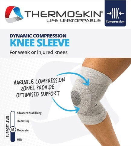 Thermoskin Dynamic Compression Knee Sleeve Small/Medium