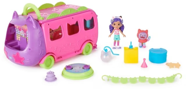 Gabby's Dollhouse Sprinkle Party Bus Playset