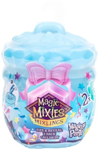 Magic Mixies Mixlings Magicus Party Fizz & Reveal 2 Pack Cauldron - Assorted