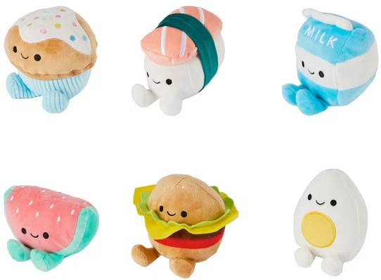 Mini Food Plush Toy - Assorted