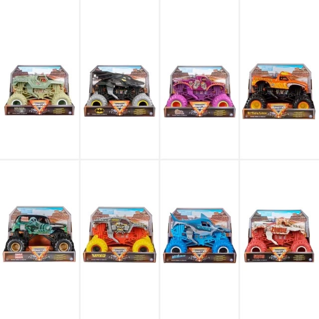 Monster Jam 1:24 Die Cast Monster Truck - Assorted